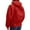 Red-1, variant on Backpack Hoodies for Women 2025 Long Sleeve Travel Hoodie with Backpack Zip Up Hooded Sweatshirt Jacket with Pockets