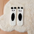 thumbnail image 5 of Byworldtasic Funny Fuzzy Silly Socks for Women Christmas Novelty Soft Fluffy Cozy Sleep Crazy Slipper Animal Sock Gift, 5 of 6