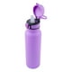 thumbnail image 3 of Termo Doble Pared Acero Inoxidable con Popote de Silicón, Tapa Apertura Push Up y Agarradera, 750 ml Lila, 3 of 4