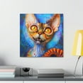 thumbnail image 4 of Devon Rex Regal Portrait - Canvas, 4 of 10