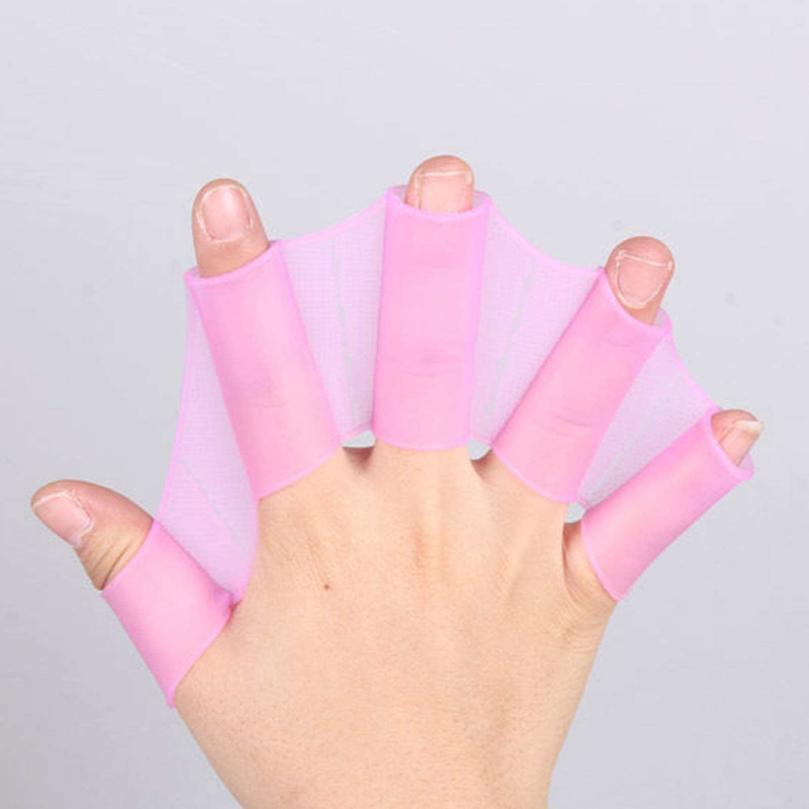 HACHUM Silicone Hand Swimming Fins Flippers Swim Finger Webbed Gloves ...