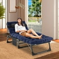 thumbnail image 6 of MOPHOTO XL Folding Camping Cot for Adults & Kids,Adjustable 5-Position Folding Bed with 2-Sided Mattress & Pillow,Folding Sleeping Cots, 6 of 10