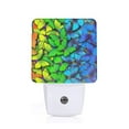 thumbnail image 1 of Balery Multicolored Butterflies Luz Nocturna LED con Sensor Automático, Enchufe con Sensor Crepuscular, Luz Suave de 0.5W para Dormitorio, Pasillo, Baño-US, 1 of 7