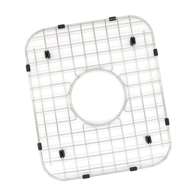 Rejilla protectora universal para fregadero Mornei de acero inoxidable 304, antideslizante, 300 x 350 mm