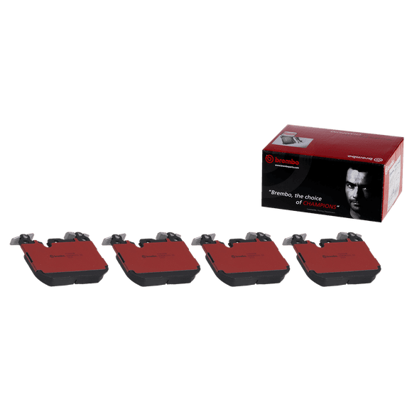 Brembo Brake Pad P06096N NAO; FMSI Number D1609-8822; Ceramic; Set Of 4