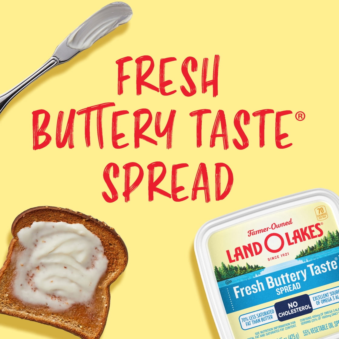 Land O Lakes Fresh Buttery Taste Spread, 15 oz Tub