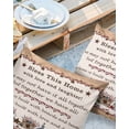 thumbnail image 2 of Pack of 2 Outdoor Pillow Covers, Bless This Home Stars and Berries Farm Waterproof Square Throw Pillowcase Cushion Decorative Pillow Covers for Couch Patio Tent, 26x26 in, 2 of 6