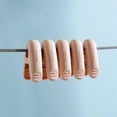 thumbnail image 3 of 5Pcs Plastic Clothespins Smooth Edge Laundry Hanging Clips Household Pins for Socks Underwear Windproof Drying Rack Holder, 3 of 6