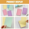 thumbnail image 4 of SUTENGDA Confetti Book 250 Pages Paper for Office Multi Color Loose Leaf Notebook Refills in 6 Hole, 4 of 8