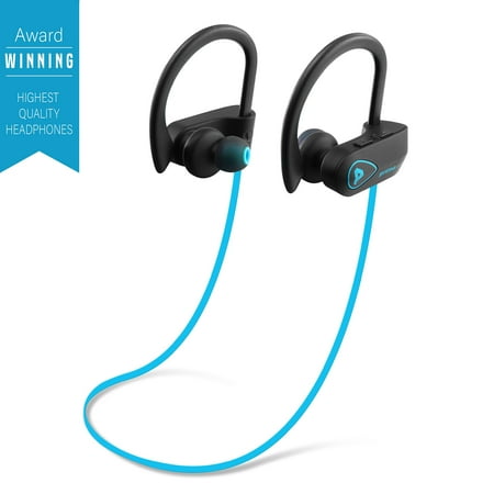 High Supply Powerbuds Bluetooth Earbuds, The Best Wireless Sports Earphones w/ Mic IPX7 Waterproof HD Stereo Sweatproof In Ear Earbuds for Gym Running 8 Hour Battery Noise Cancelling Headphones-