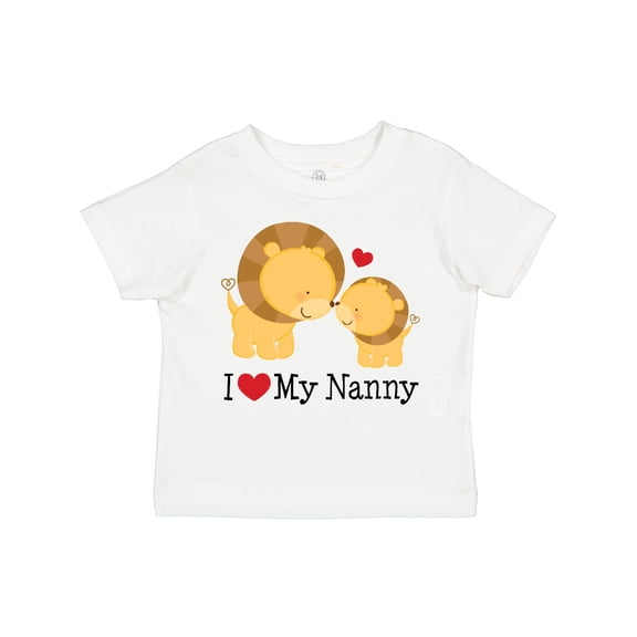 Inktastic I Love My Nanny Boys or Girls Toddler T-Shirt