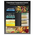 thumbnail image 3 of Commercial Refrigerator 12.2 CU.FT Glass Door Display Cooler, Beverage Refrigerator Merchandiser, Adjustable Shelves, Frostless, LED Lighting, 3 of 9