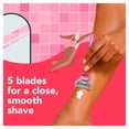 Joy Pink Razor joy Razor for Women, 5 Blades, Manual Razor, Handle and 2 Razor Blade ...