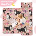 thumbnail image 4 of Bernese Mountain Dogs with Pioneer Flower Toddler Nap Mats for Kids Preschool,59"x22" Sleeping Mat Bag or Kids,Toddler Sleeping Bag,Toddler Nap Mat or Daycare, 4 of 6