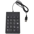 thumbnail image 3 of 4X Mini USB Wired Numeric Keypad Numpad 18 Keys Digital Keyboard for Accounting Teller Laptop Windows Android (Black), 3 of 10