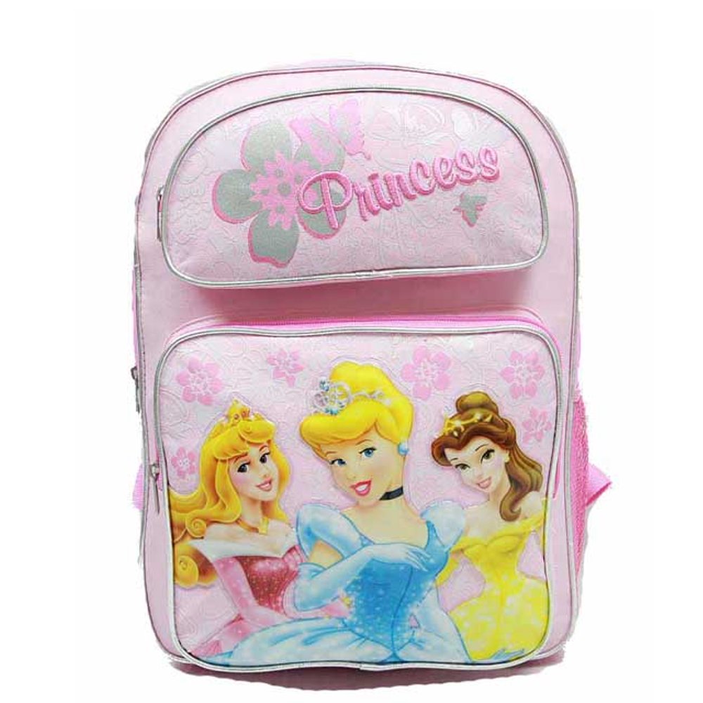 Disney Backpack Disney Princess Pink 3 (Light Pink) (Large