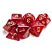 thumbnail image 4 of Wiz Dice Ensemble de dés Polyédriques 7 Dé - Pierre Philosophale (Pailleté Rouge) avec Pochette en Velours, 4 of 5