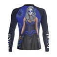 thumbnail image 2 of Raven Fightwear Women's Dia de los Muertos Daniella Rash Guard MMA BJJ Black, 2 of 3