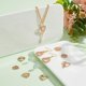 thumbnail image 4 of 10 piezas de 5 estilos de eslabones de corazón de latón chapado en oro de 18 quilates con micropavé de circonita cúbica, conector hueco de corazón para pulseras, collares y joyería., 4 of 5
