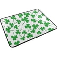 thumbnail image 2 of GZHJMY St. Patrick's Day Clover Door mat Non Slip Floor Door Rug, Soft Floor Mat for Kitchen Garden Bedroom Indoor Outdoor Entrance Home Holiday Decoration 23.6" x15.7", 2 of 7