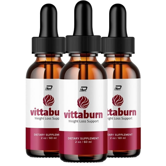 Vittaburn Drops Healthy Formula – Vitta burn Drops All Natural Healthy Levels, Extra Strength, Vittaburn Reviews, 3 Pack, 3 Month Supply