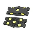 thumbnail image 3 of 1 par de fondas para zapatos, suelas flexibles con agarre para hielo, 5 dientes, garras de resorte para exteriores, botas antideslizantes para zapatos de hielo, cubierta para, 3 of 7