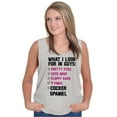thumbnail image 3 of What Look In Guys Cocker Spaniel Dog Tank Top Tee Shirt Women Brisco Brands S, 3 of 6