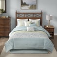 thumbnail image 2 of Home Essence Monroe 7 Piece Embroidered Comforter Set, 2 of 15
