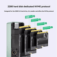 thumbnail image 3 of Boîtier Adaptateur de Disque Dur M.2 NVME SSD Supporte 2230, 3 of 6