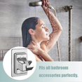 thumbnail image 4 of No Drill Shower Head Bracket - Self-Adhesive 360 Rotating Wall Mount for Tile, Glass, Marble Surfaces, 4 of 5