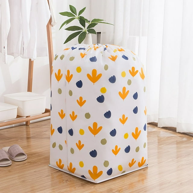 Xihbxyly Bolsa de Almacenamiento Plegable, Organizador de Ropa Ligero, Práctico Organizador de Mantas y Edredones, Organizador de Armario Versátil, para Uso Doméstico y de Viaje, Tamaño 32 X 70 X 32