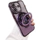 thumbnail image 1 of Funda para teléfono con purpurina brillante compatible con iPhone 17, protector de lente de cámara con soporte, cubierta suave con diamantes de imitación brillantes, 1 of 6