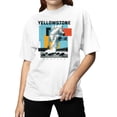 thumbnail image 2 of Yellowstone Geyser Art - Montana Women's T-shirt, 2 of 3