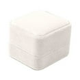thumbnail image 7 of QIQUWOHUL Velvet Jewelry Box Plush Ring Box Bracelet Necklace Box Jewelry Box Luxury Red Warm Beige Fresh Green And Elegant Grey Flannel Jewelry Box High End Plush, 7 of 7