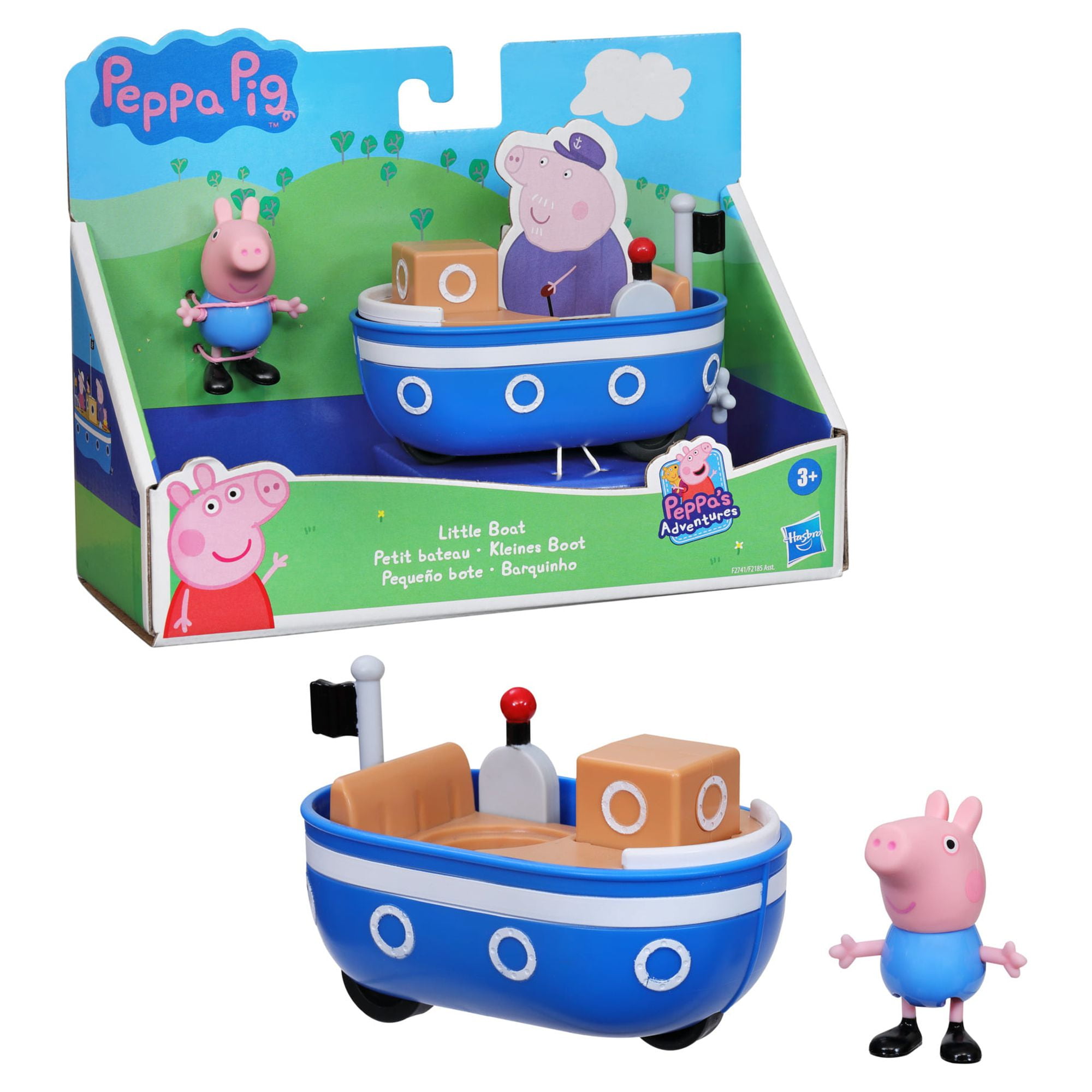 Bateau Jouets Peppa Pig - ensemble de bateau - Peppa Pig - 3 Figurines à  jouer de jeu