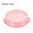 thumbnail image 3 of Uxcell Garden Sifting Pan Plastic Potting Sieve Mesh Filter Soil Screen Tool, Pink, 3 of 5