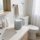 thumbnail image 5 of Vaso para enjuague de cepillo de dientes para lavabo de baño – Vaso de plástico grueso para enjuague bucal con base ancha y estable, fácil de limpiar, ideal para residencias y lavabos de estudiantes, 5 of 6