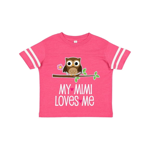 Inktastic Mimi Loves Me Girls Owl Girls Toddler T-Shirt