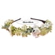 thumbnail image 5 of Diadema con corona de flores de tela simulada: perfecta para viajes, vacaciones, fotos, festivales, presentaciones y accesorios para el cabello., 5 of 7