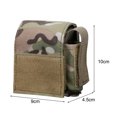 thumbnail image 3 of Bolsa de cinturón de nailon, Mini bolsa de almacenamiento de artículos diversos, paquete de herramientas Molle para viajes de senderismo, 3 of 9