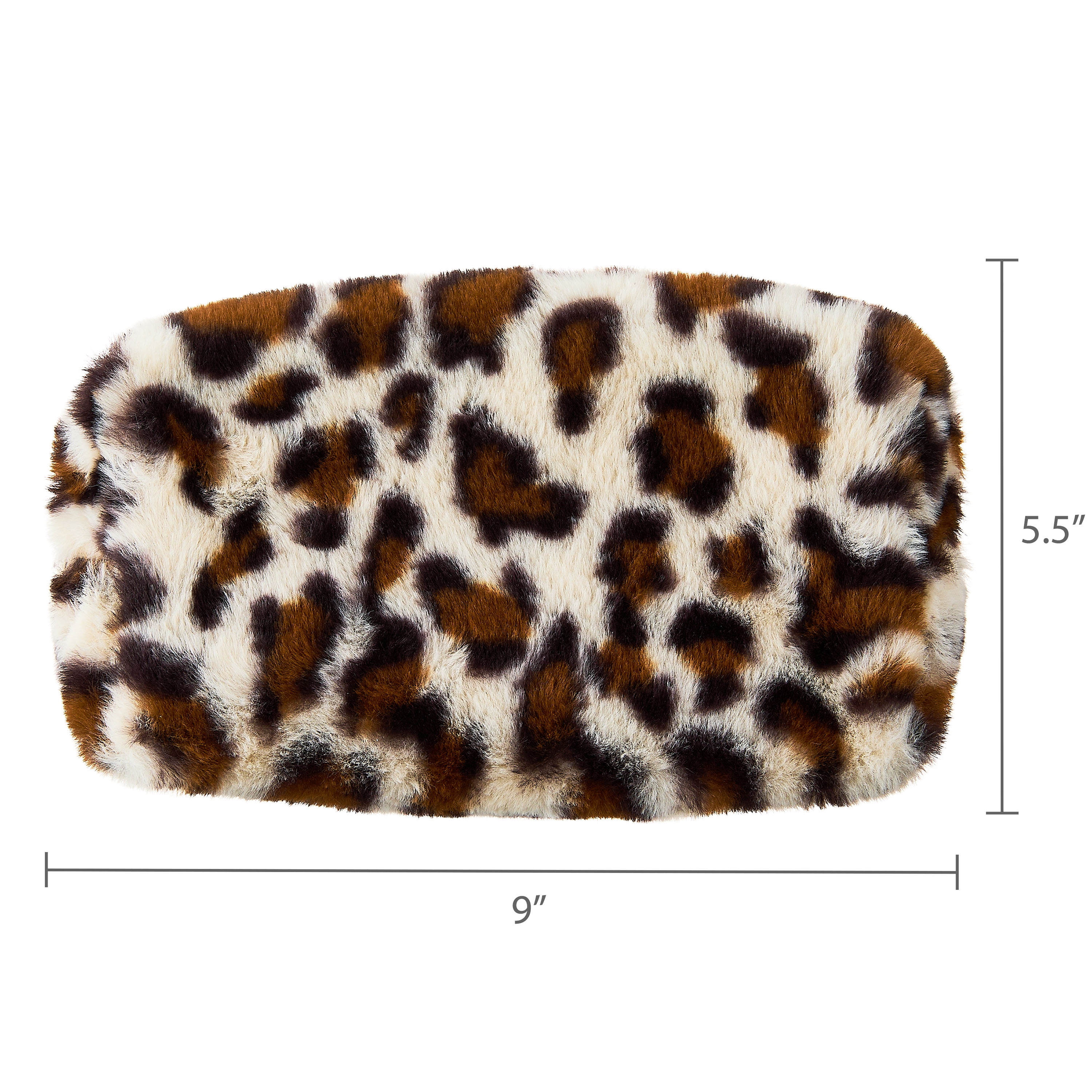 Pen+Gear Leopard Pencil Pouch, Brown,  Perfect for Students of All Ages--Elementary, Middle School, High School, College, and Adult Professionals