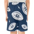 thumbnail image 3 of BZSMCE Adjustable Drawstring Casual Shorts With Blitz Rugby Pattern, 3 of 9