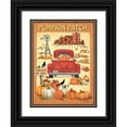 thumbnail image 1 of Phillips, Anita 15x18 Black Ornate Wood Framed with Double Matting Museum Art Print Titled - Pumpkin Patch II, 1 of 4