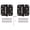 Oiled Rubbed Bronze, variant on Nuk3y 4" x 4" , 5/8 Radius, Spring Hinge, UL Listed (2 Pack)