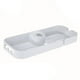 thumbnail image 1 of Estante de almacenamiento para baño sin taladros: ¡plato de ducha ajustable con ganchos y drenaje!, 1 of 10