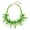 BN_0079_Green, variant on Free-Spirited Acrylic Coral & Bead Necklace - Adjustable Bohemian Vacation Jewelry for Women
