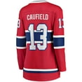 thumbnail image 3 of Women's Fanatics Cole Caufield Red Montreal Canadiens Home Premier Breakaway Player Jersey Breakaway Jersey, 3 of 3