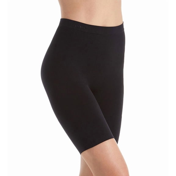 Women's MeMoi MSM-107X Plus SlimMe Seamless Thigh Shaper (Black 2X)
