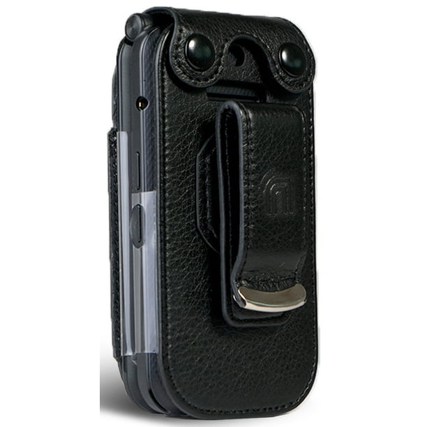 IDEWEI For ZTE Blade A53 Pro Case PU Leather Stand Flip Phone Cover -  Black-TVCMall.com