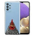 thumbnail image 1 of WIRESTER Transparent Soft Gel TPU Clear Case Slim Protective Cover for Samsung Galaxy A33 5G 6.4" 2022, Barred Plymouth Rock Chicken, 1 of 1